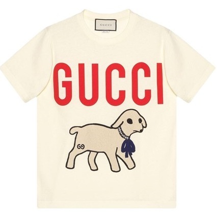 最新作速報】ナニコレ、かわいい．．．GUCCI グッチの子ひつじTシャツ