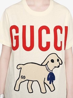 最新作速報】ナニコレ、かわいい．．．GUCCI グッチの子ひつじTシャツ